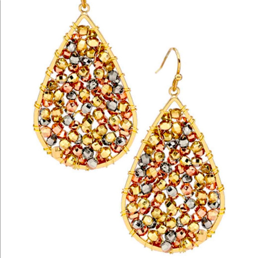 High Polish Teardrop Shape Earrings
